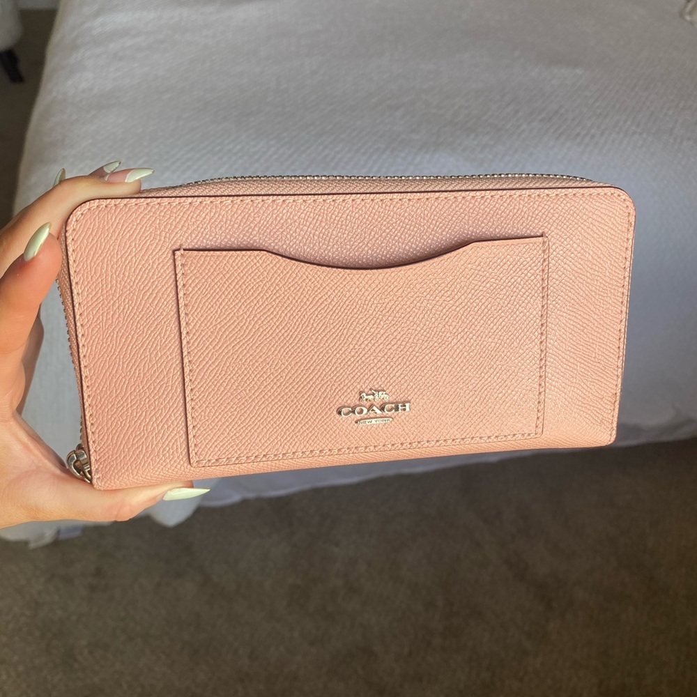 Powder Pink Coach Wallet